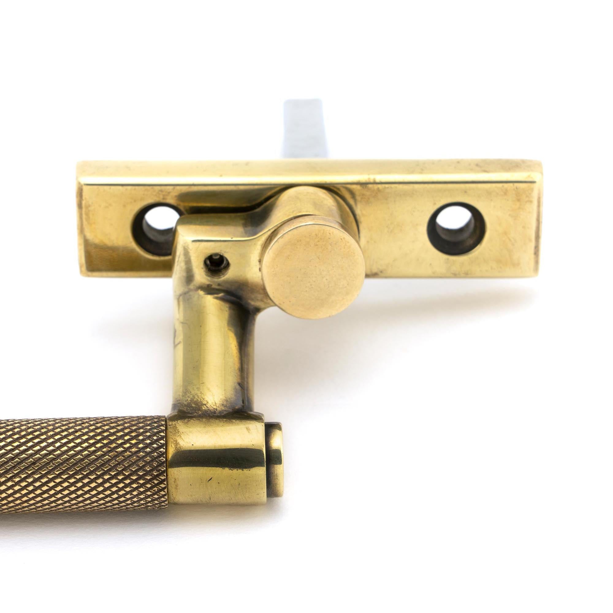 Aged Brass Brompton Espag - RH | From The Anvil - Espag. Fasteners - From The Anvil - Yester Home