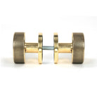 Aged Brass Brompton Mortice/Rim Knob Set (Beehive) | From The Anvil - Mortice Knobs - From The Anvil - Yester Home