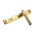 Aged Brass Brompton Slimline Lever Espag. Lock Set | From The Anvil - Espagnolette - From The Anvil - Yester Home