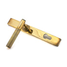 Aged Brass Brompton Slimline Lever Espag. Lock Set | From The Anvil - Espagnolette - From The Anvil - Yester Home