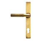Aged Brass Brompton Slimline Lever Espag. Lock Set | From The Anvil-Espagnolette-Yester Home