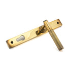 Aged Brass Brompton Slimline Lever Espag. Lock Set | From The Anvil-Espagnolette-Yester Home