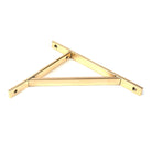 Aged Brass Chalfont Shelf Bracket (260mm x 200mm) | From The Anvil-Shelf Brackets-Yester Home