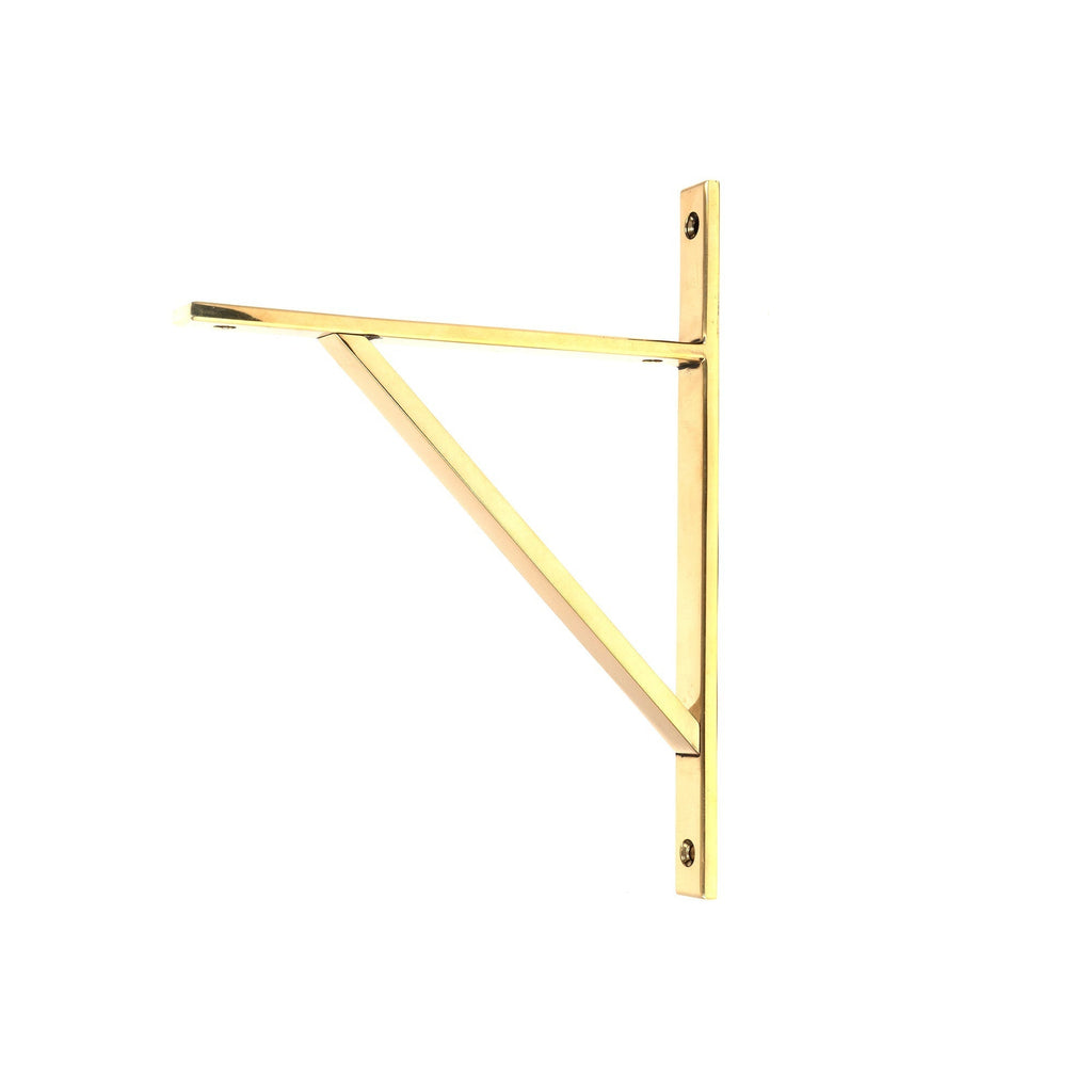 Aged Brass Chalfont Shelf Bracket (260mm x 200mm) | From The Anvil