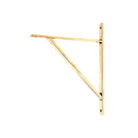 Aged Brass Chalfont Shelf Bracket (314mm x 250mm) | From The Anvil-Shelf Brackets-Yester Home