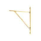 Aged Brass Chalfont Shelf Bracket (314mm x 250mm) | From The Anvil-Shelf Brackets-Yester Home