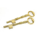 Aged Brass Davenport Rim Lock | From The Anvil-Rim Locks & Latches-Yester Home