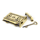 Aged Brass Davenport Rim Lock | From The Anvil - Rim Locks & Latches - From The Anvil - Yester Home