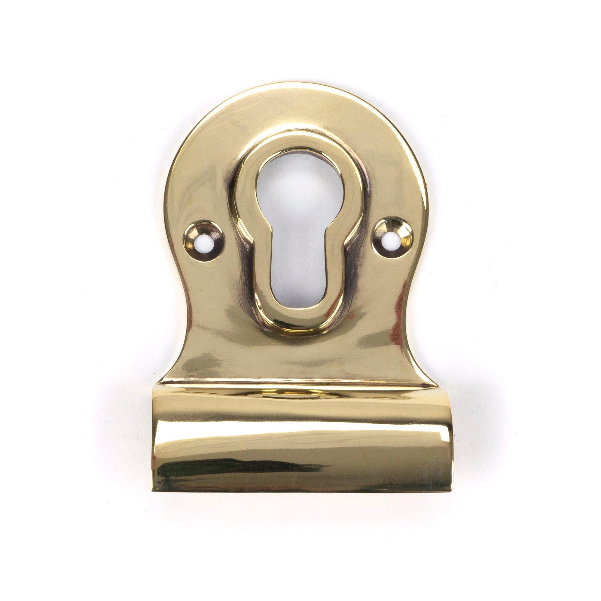 Aged Brass Euro Door Pull | From The Anvil - Euro Pulls - From The Anvil - Yester Home