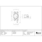 Aged Brass Fitch Fastener | From The Anvil - Fasteners - From The Anvil - Yester Home