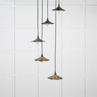 Aged Brass Flora Cluster Pendant | From The Anvil-Cluster Pendants-Yester Home