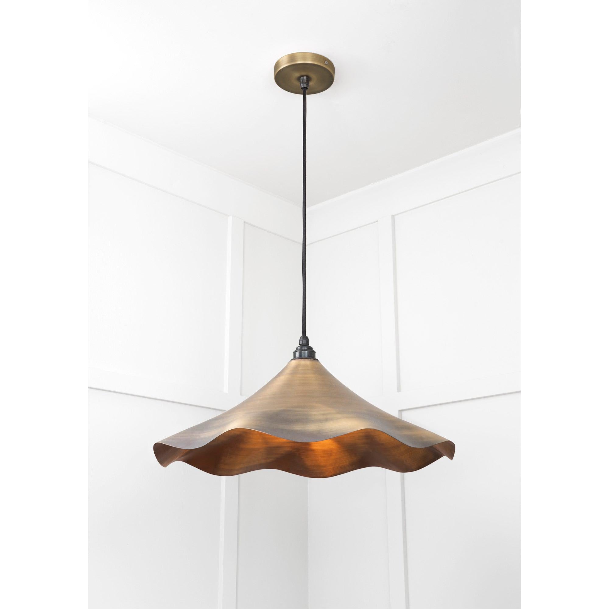 Aged Brass Flora Pendant | From The Anvil - Ceiling Lights - From The Anvil - Yester Home