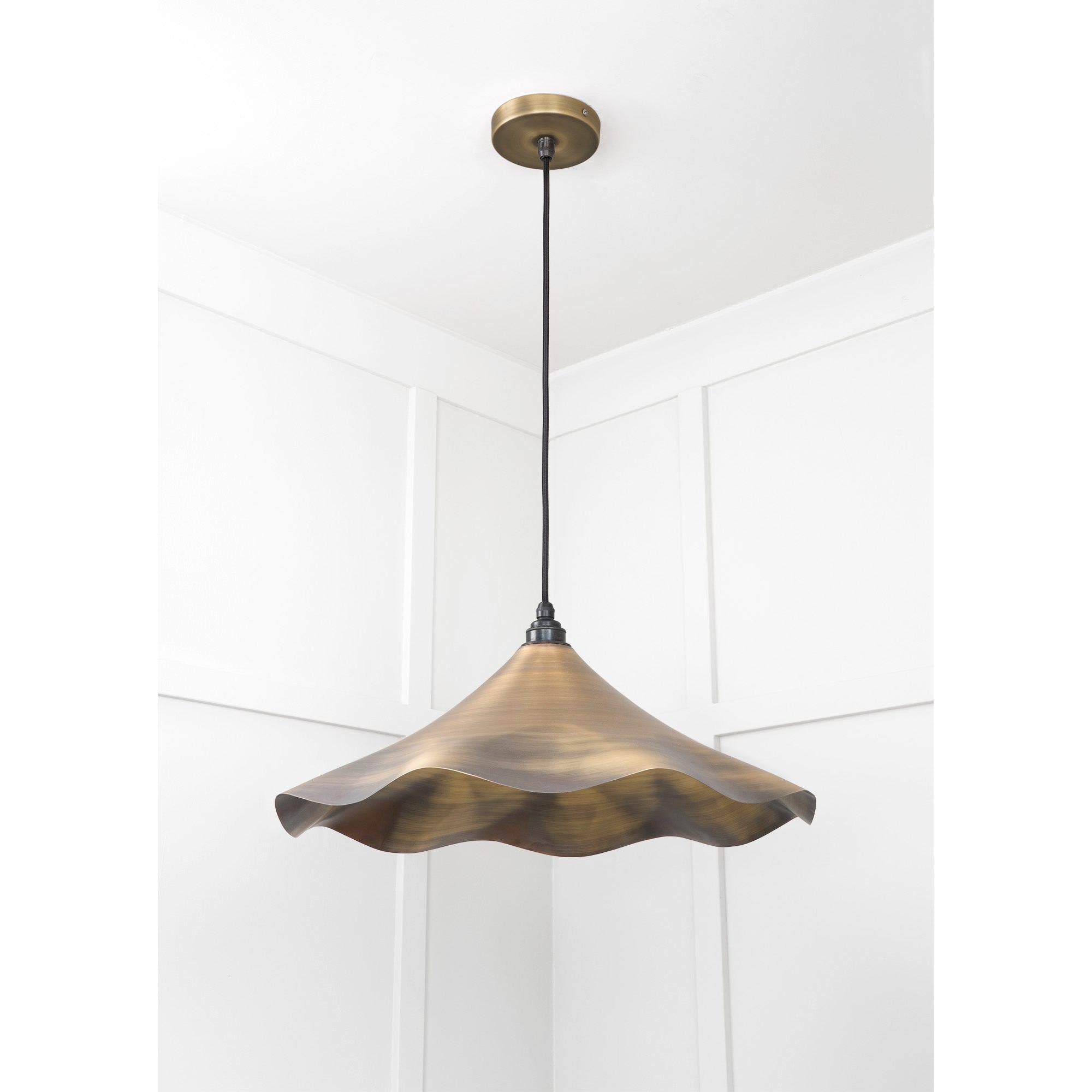 Aged Brass Flora Pendant | From The Anvil - Ceiling Lights - From The Anvil - Yester Home
