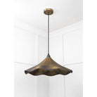 Aged Brass Flora Pendant | From The Anvil-Ceiling Pendants-Yester Home