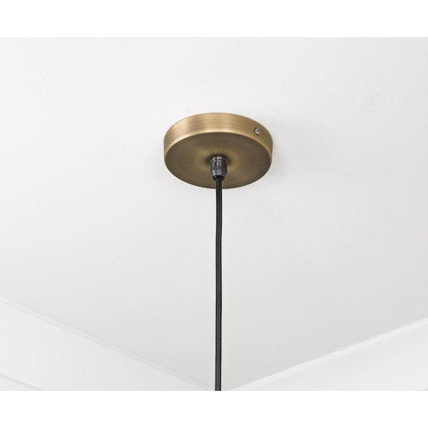 Aged Brass Flora Pendant | From The Anvil-Ceiling Pendants-Yester Home
