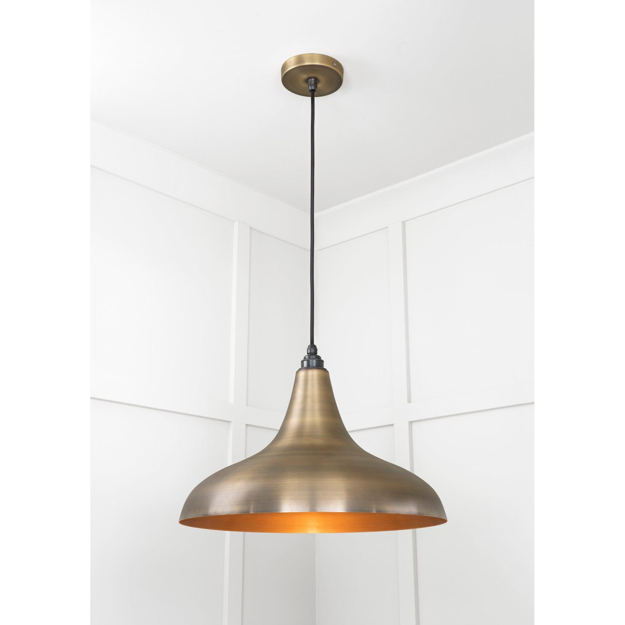 Aged Brass Frankley Pendant | From The Anvil - Ceiling Lights - From The Anvil - Yester Home