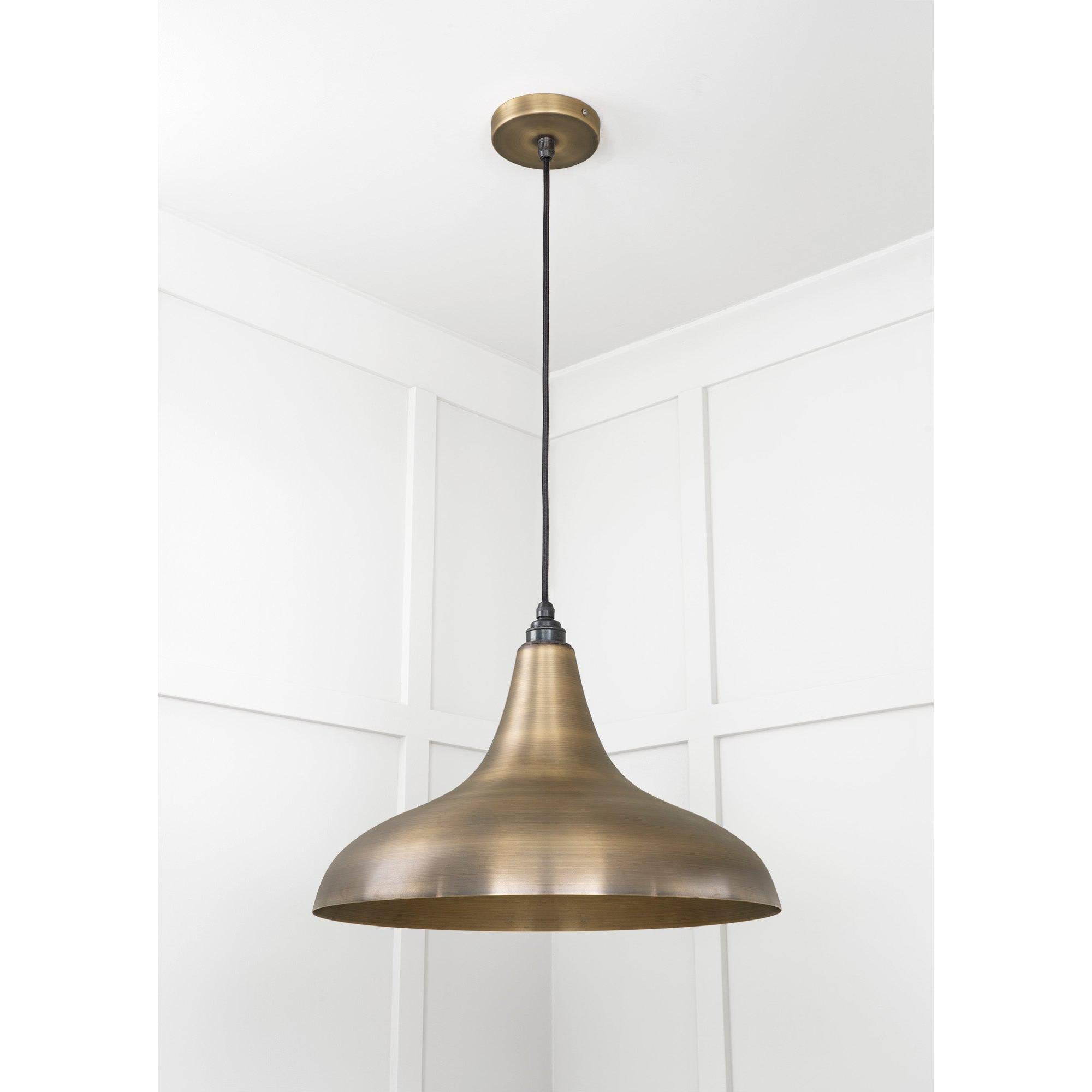 Aged Brass Frankley Pendant | From The Anvil - Ceiling Lights - From The Anvil - Yester Home