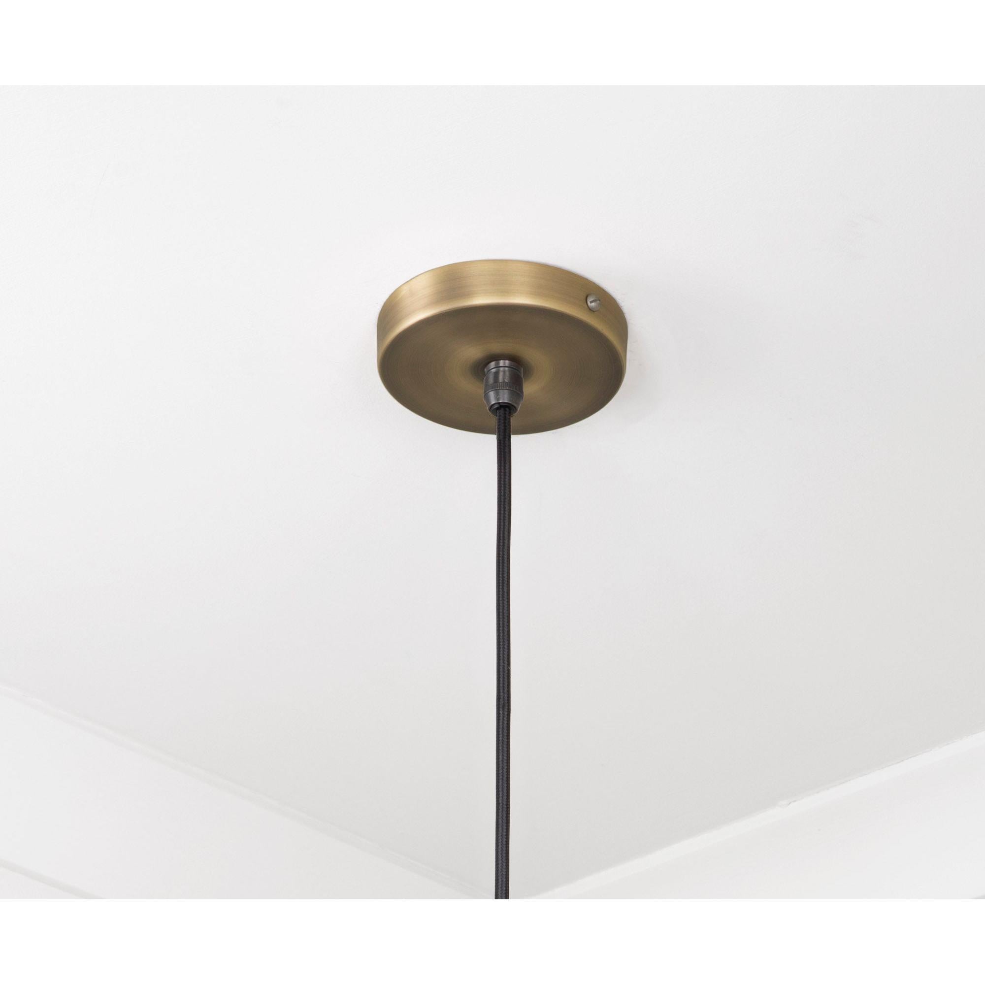 Aged Brass Frankley Pendant | From The Anvil - Ceiling Lights - From The Anvil - Yester Home