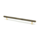 Aged Brass Full Brompton Pull Handle - Large | From The Anvil - Pull Handles - From The Anvil - Yester Home