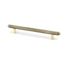 Aged Brass Full Brompton Pull Handle - Medium | From The Anvil-Pull Handles-Yester Home