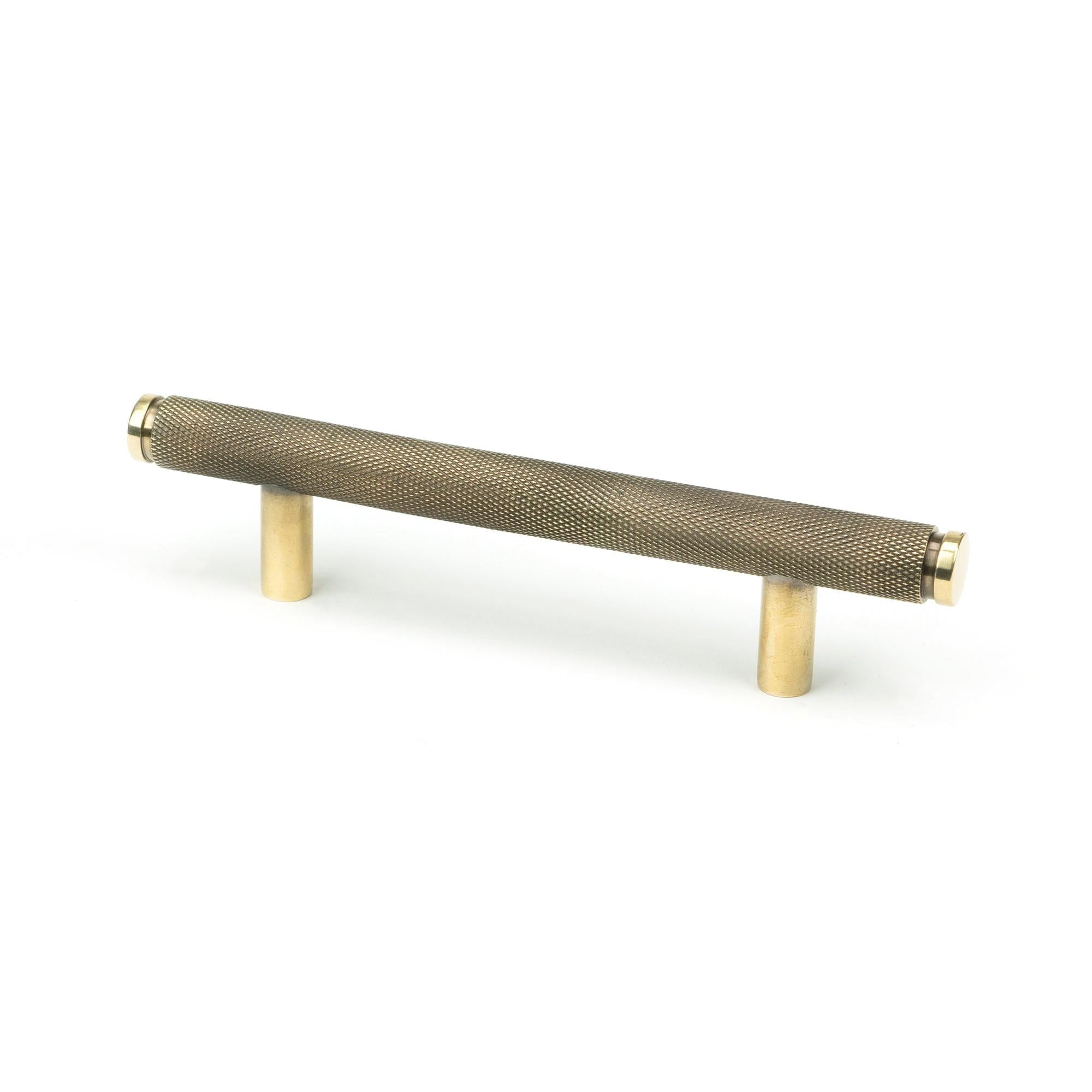 Aged Brass Full Brompton Pull Handle - Small | From The Anvil - Pull Handles - From The Anvil - Yester Home