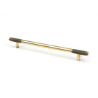 Aged Brass Half Brompton Pull Handle - Large | From The Anvil - Pull Handles - From The Anvil - Yester Home