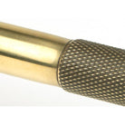 Aged Brass Half Brompton Pull Handle - Small | From The Anvil-Pull Handles-Yester Home