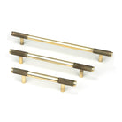 Aged Brass Half Brompton Pull Handle - Small | From The Anvil-Pull Handles-Yester Home