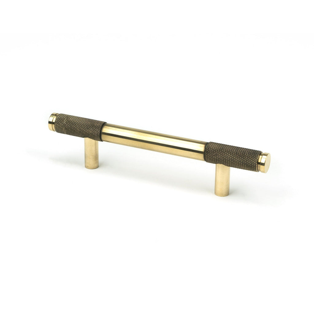 Aged Brass Half Brompton Pull Handle - Small | From The Anvil-Pull Handles-Yester Home