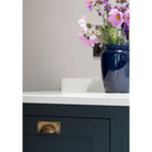 Aged Brass Hammered Art Deco Drawer Pull | From The Anvil-Drawer Pulls-Yester Home