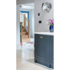 Aged Brass Hammered Art Deco Drawer Pull | From The Anvil-Drawer Pulls-Yester Home