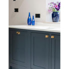 Aged Brass Hammered Art Deco Drawer Pull | From The Anvil-Drawer Pulls-Yester Home