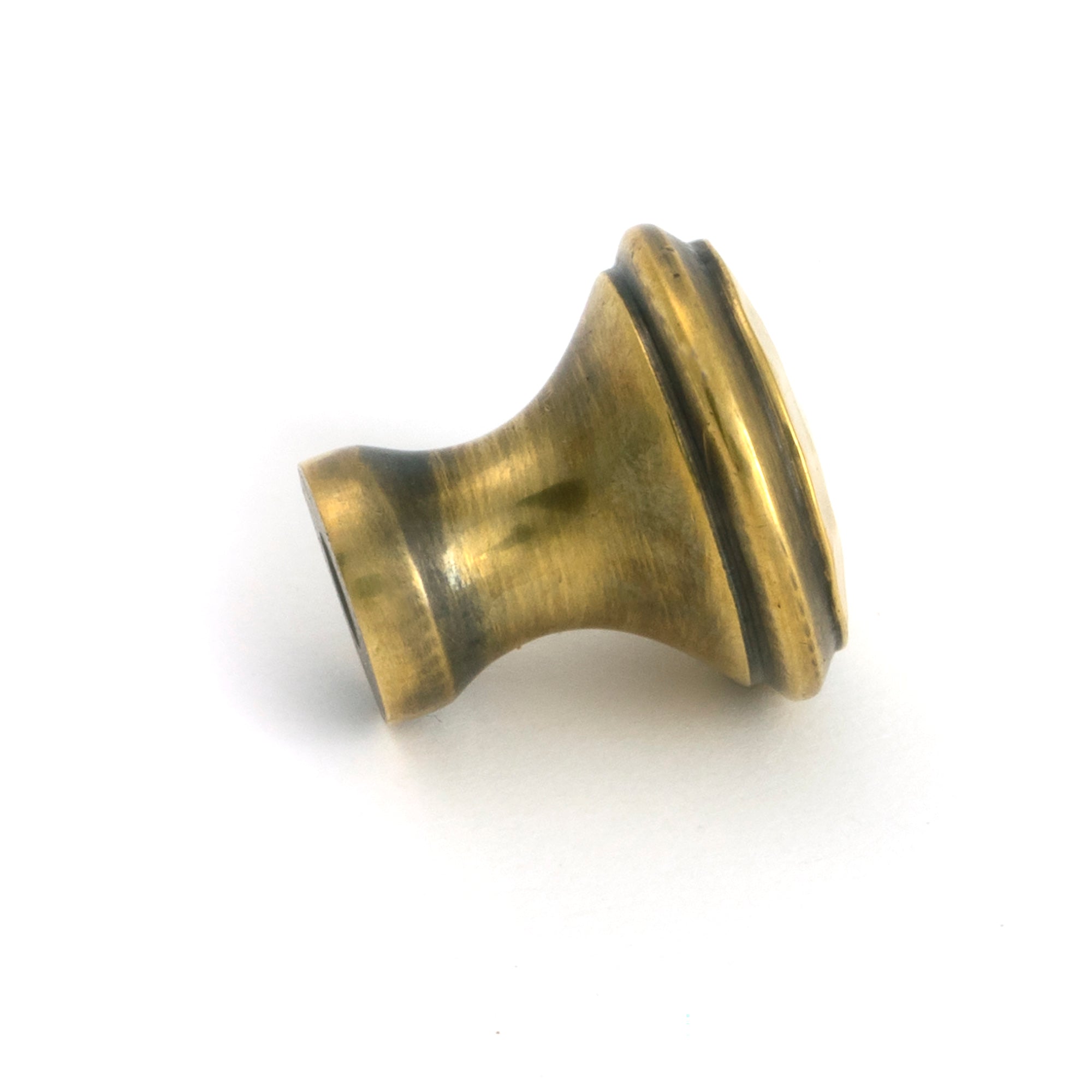 Aged Brass Hammered Cabinet Knob - Small - Cabinet Knobs - From The Anvil - Yester Home