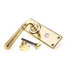 Aged Brass Hammered Newbury Lever Bathroom Set | From The Anvil-Lever Bathroom-Yester Home