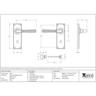 Aged Brass Hammered Newbury Lever Bathroom Set | From The Anvil-Lever Bathroom-Yester Home