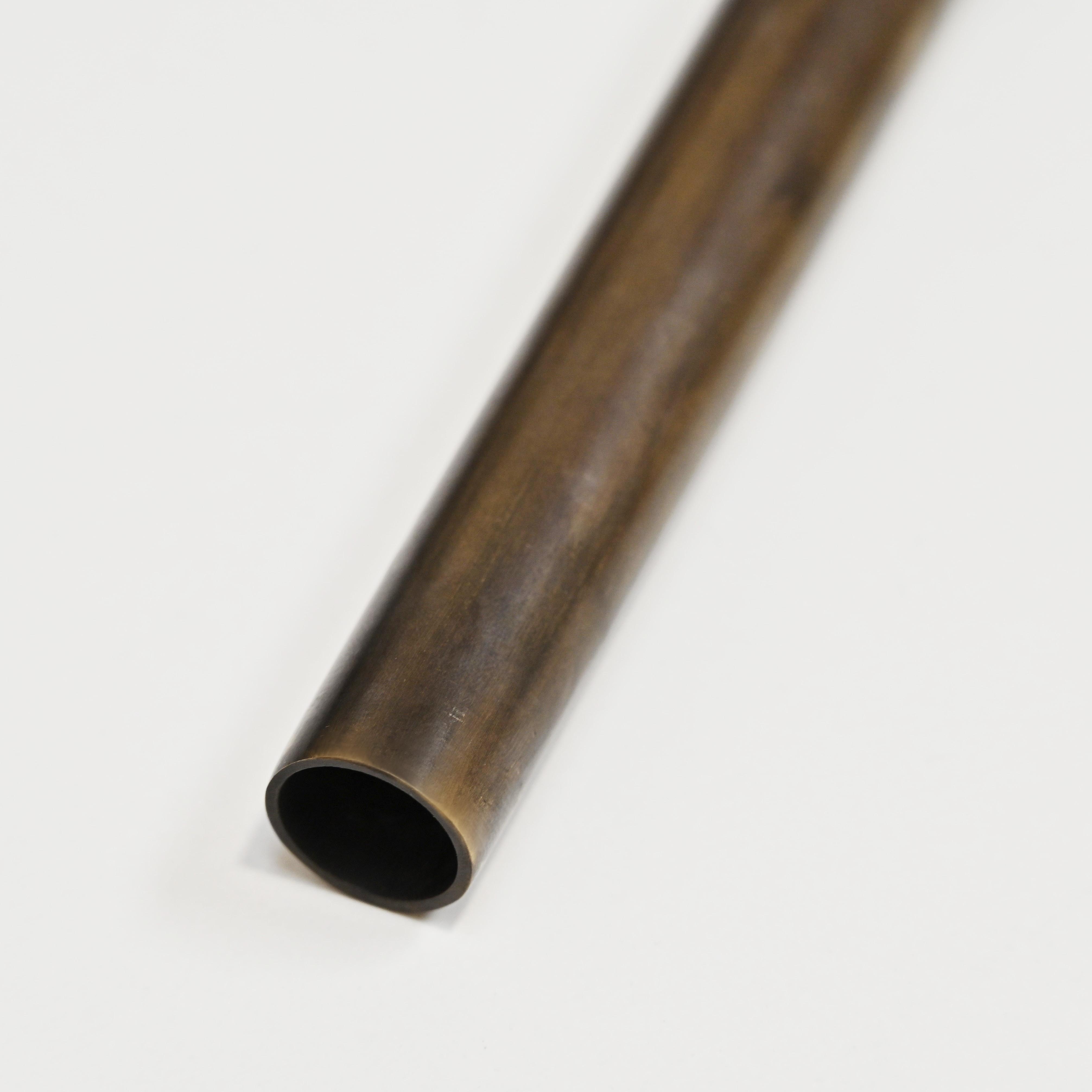 Aged Brass Hanging Rail-Hook Rails-Yester Home