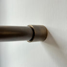 Aged Brass Hanging Rail-Hook Rails-Yester Home