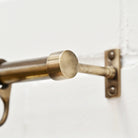 Aged Brass Hanging Rail-Hook Rails-Yester Home