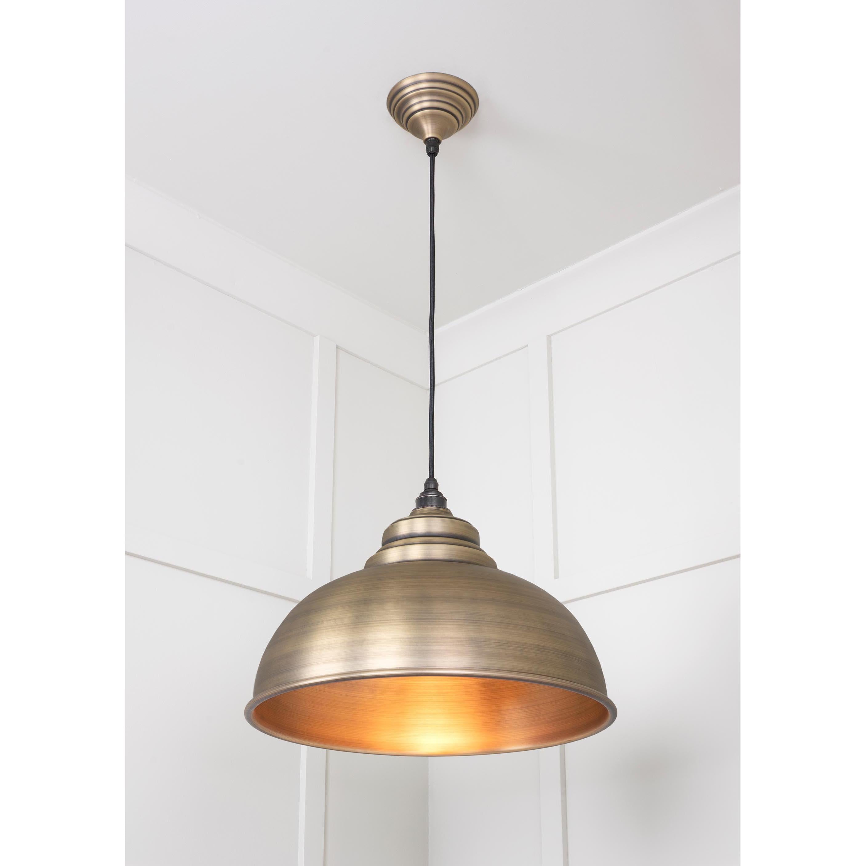 Aged Brass Harborne Pendant | From The Anvil - Harborne - From The Anvil - Yester Home