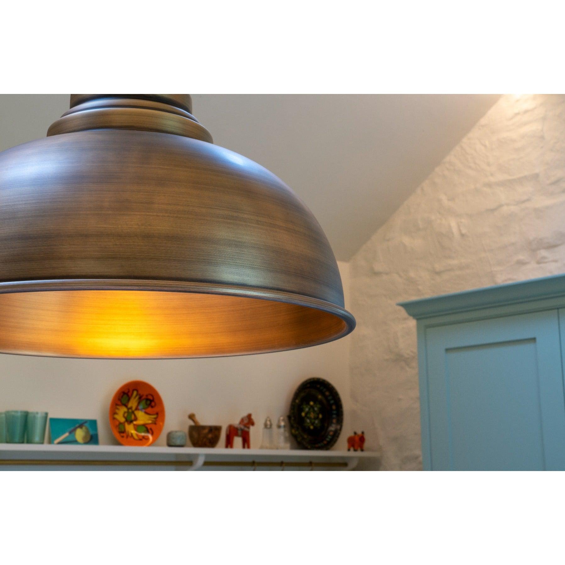 Aged Brass Harborne Pendant | From The Anvil-Harborne-Yester Home