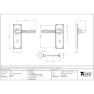 Aged Brass Hinton Lever Bathroom Set | From The Anvil-Lever Bathroom-Yester Home