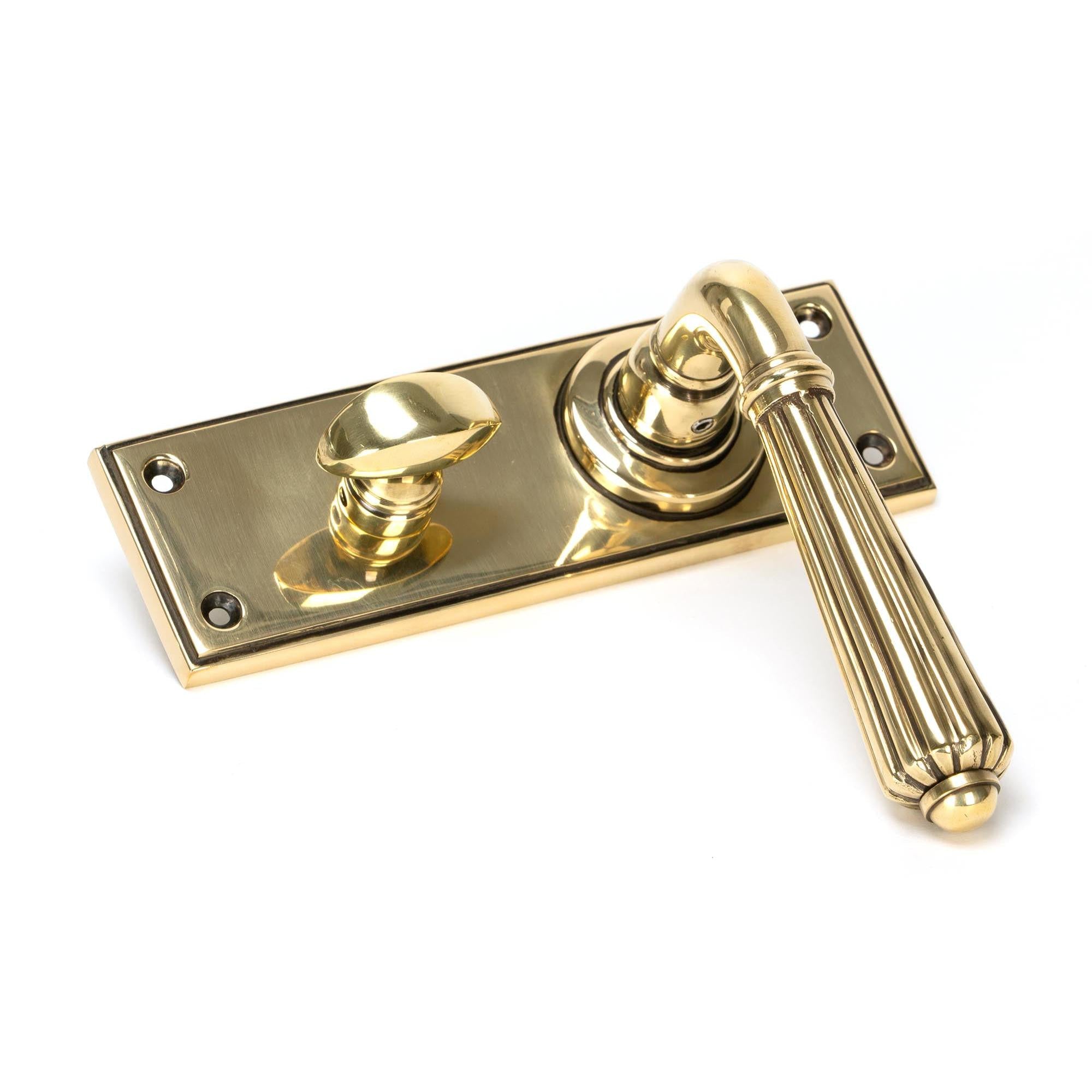 Aged Brass Hinton Lever Bathroom Set | From The Anvil - Lever Bathroom - From The Anvil - Yester Home