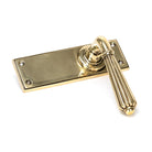 Aged Brass Hinton Lever Latch Set | From The Anvil - Lever Latch - From The Anvil - Yester Home