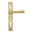 Aged Brass Hinton Slimline Lever Espag. Lock Set | From The Anvil - Espagnolette - From The Anvil - Yester Home