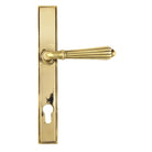 Aged Brass Hinton Slimline Lever Espag. Lock Set | From The Anvil - Espagnolette - From The Anvil - Yester Home