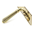 Aged Brass Hinton Slimline Lever Espag. Lock Set | From The Anvil - Espagnolette - From The Anvil - Yester Home