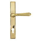 Aged Brass Hinton Slimline Lever Espag. Lock Set | From The Anvil-Espagnolette-Yester Home