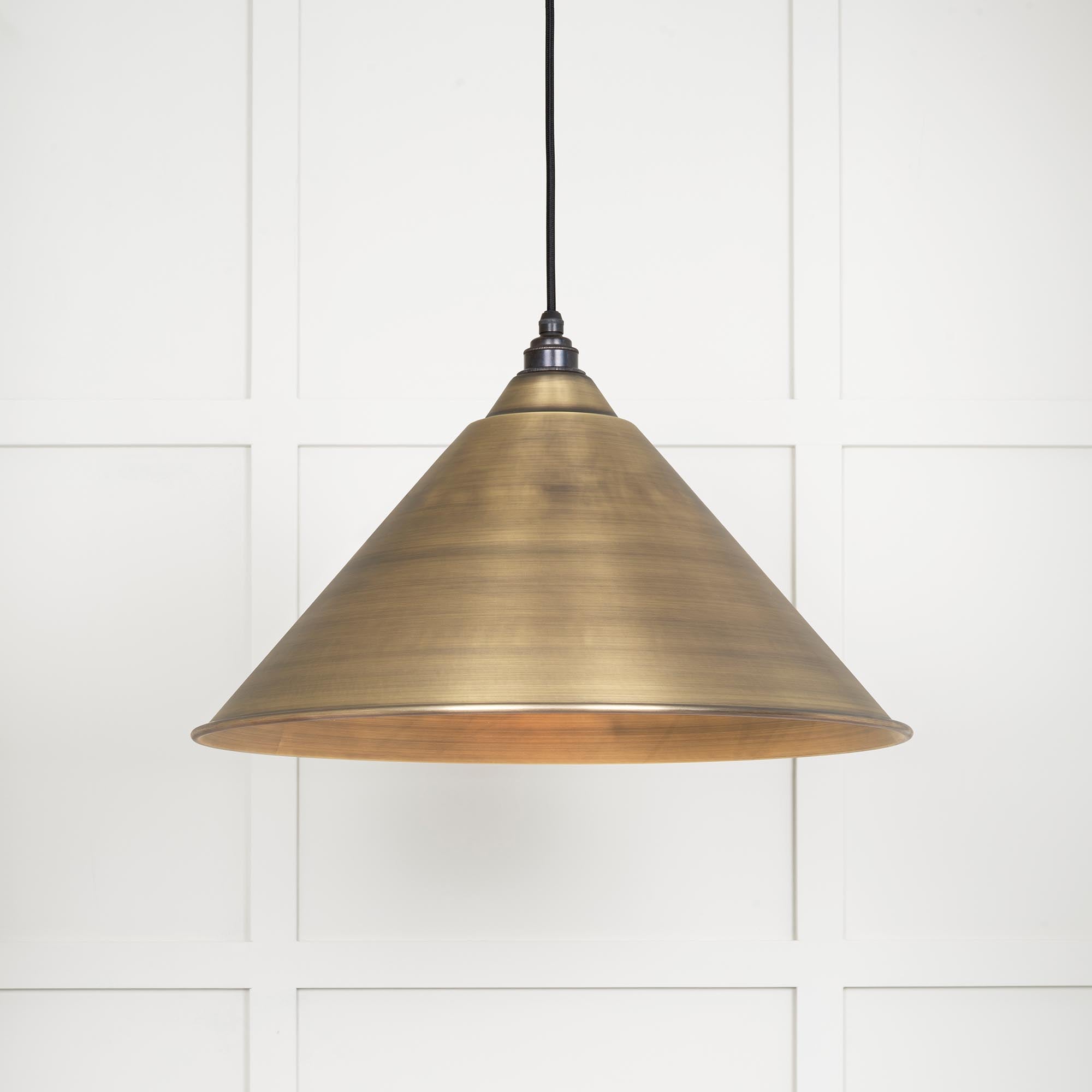 Aged Brass Hockley Pendant | From The Anvil - Hockley - From The Anvil - Yester Home