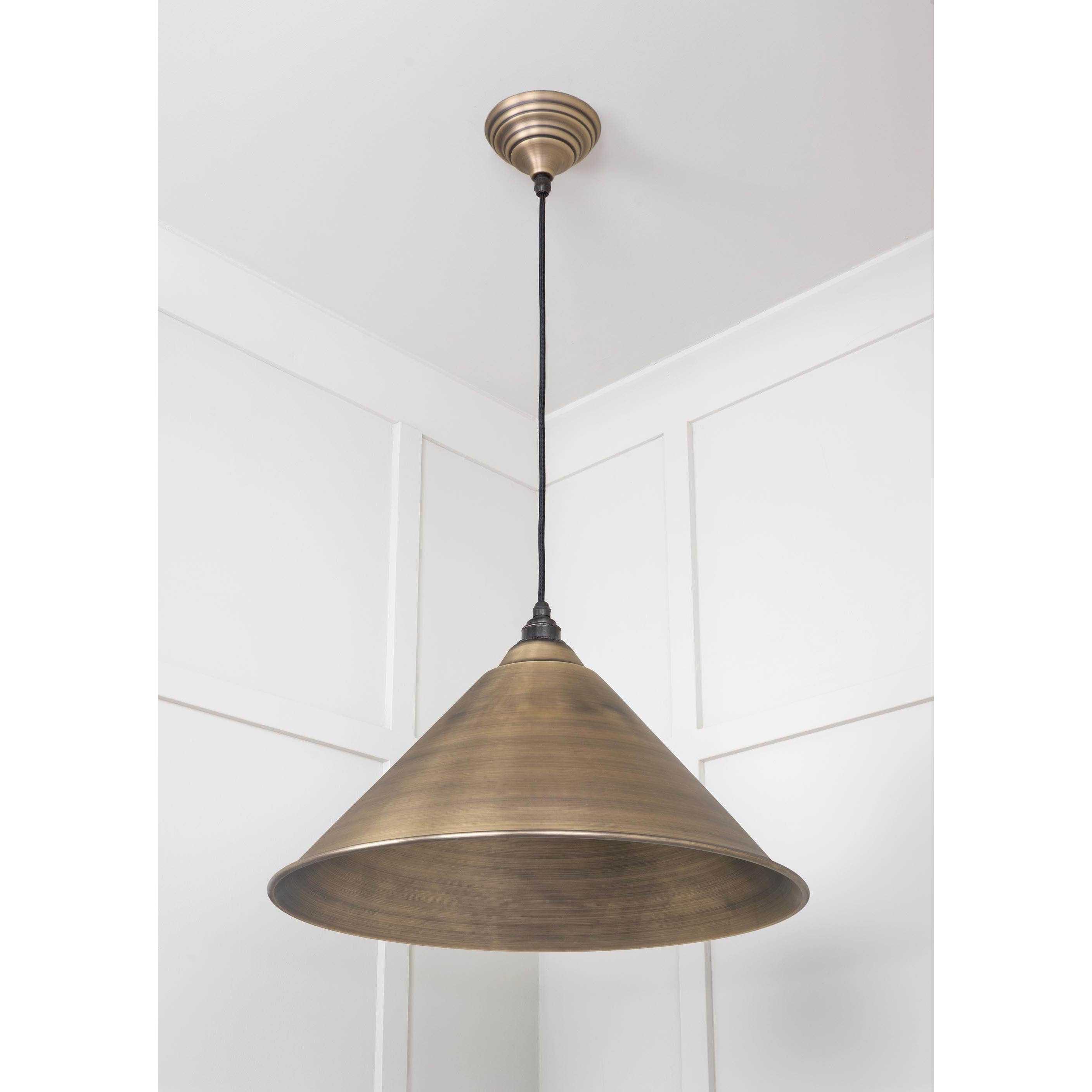 Aged Brass Hockley Pendant | From The Anvil - Hockley - From The Anvil - Yester Home