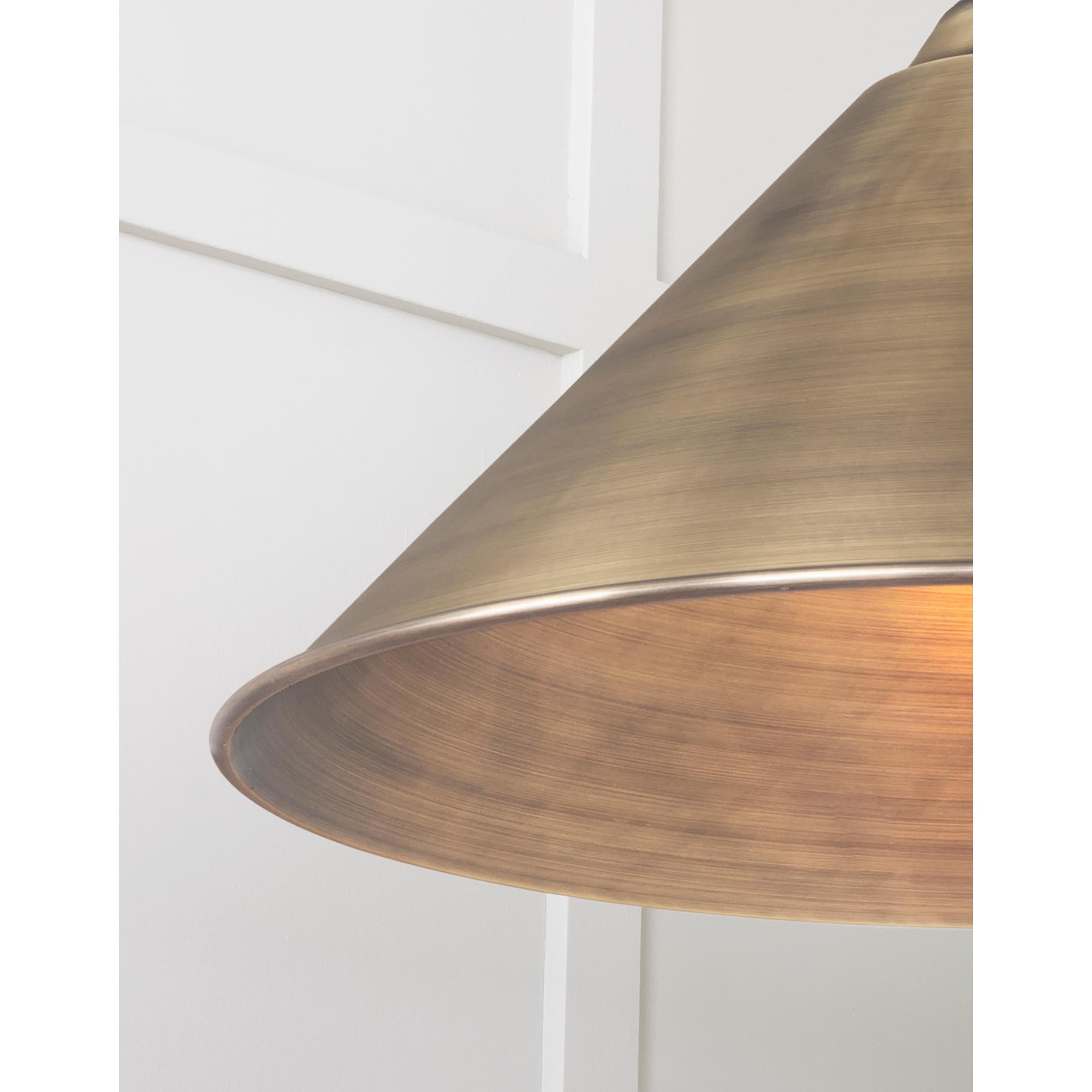 Aged Brass Hockley Pendant | From The Anvil - Hockley - From The Anvil - Yester Home